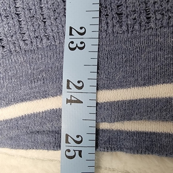 American Eagle Blue Knit Polo Shirt Men’s M Retro 90s Coastal Grandpa Aesthetic - Picture 5 of 9